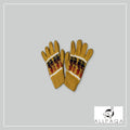 Kids Gloves - Mustard with Alpacas