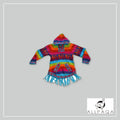 Hooded Sweater with Designs - Multicolour