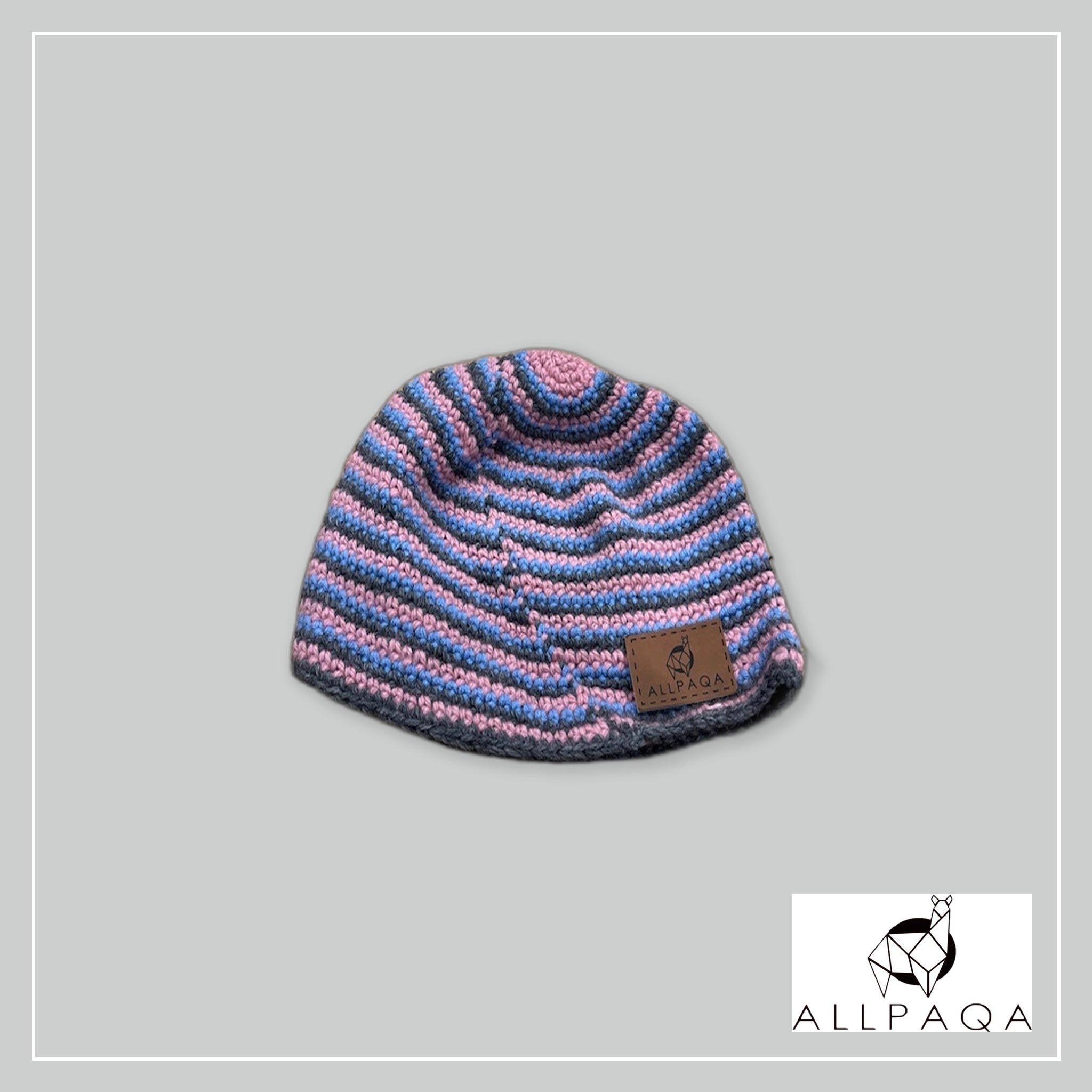 Beanie - Pink and Blue