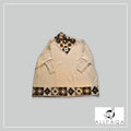 Poncho with Sleeves - Beige