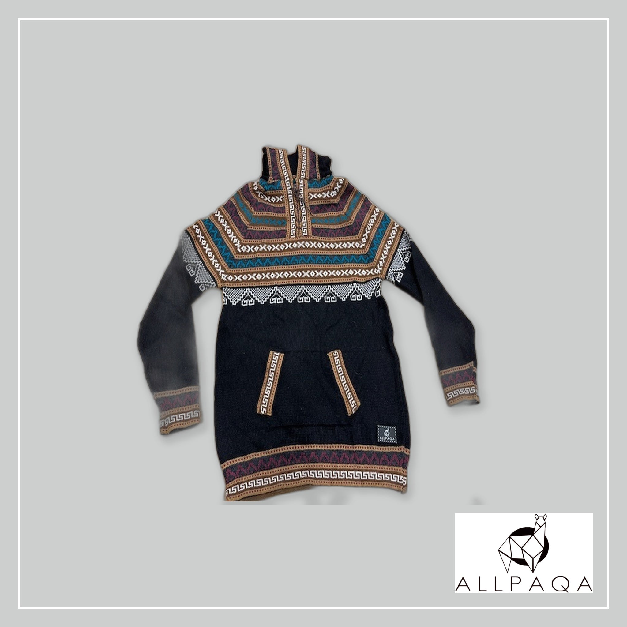 Hoodie - Black and Blue