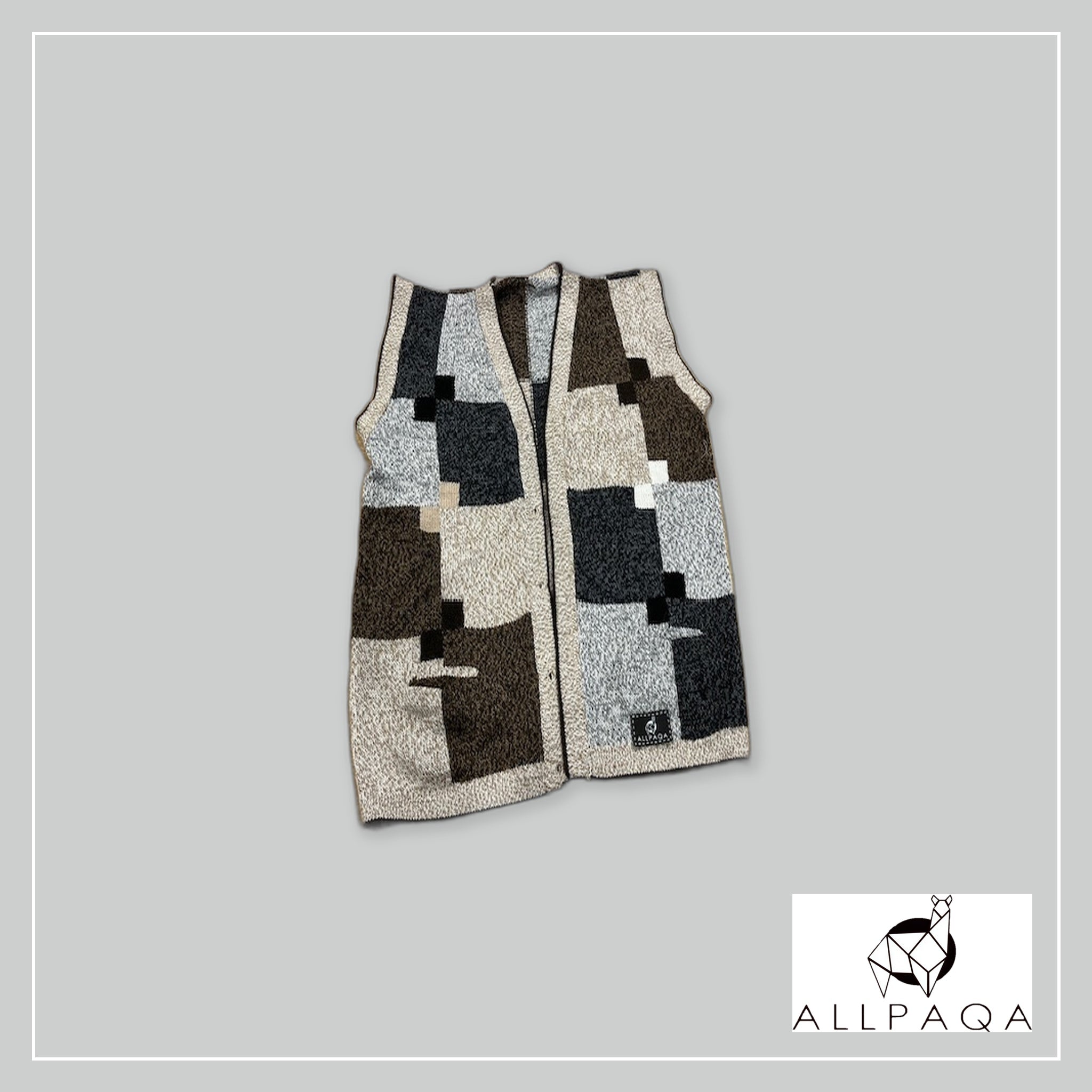Check Vest - Gray Check