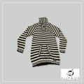 Hoodie - Dark Brown and Cream