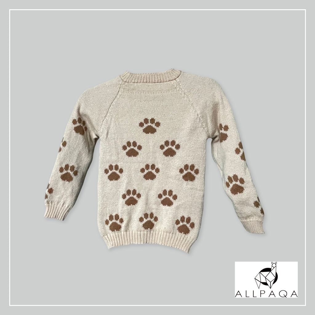 Handmade kids alpaca jersey with Zootopia image