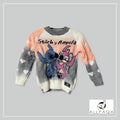 Handmade kids alpaca jersey with Lilo and Angela image
