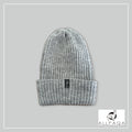 Handmade alpaca beanie in Light grey