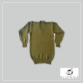 V Neck Sweater - Green