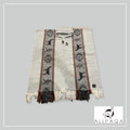 Patterned Poncho - Cream with Alpacas