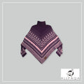 Poncho with Sleeves - Purple and Pink