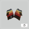 Fingerless glove (thicker) - Rainbow