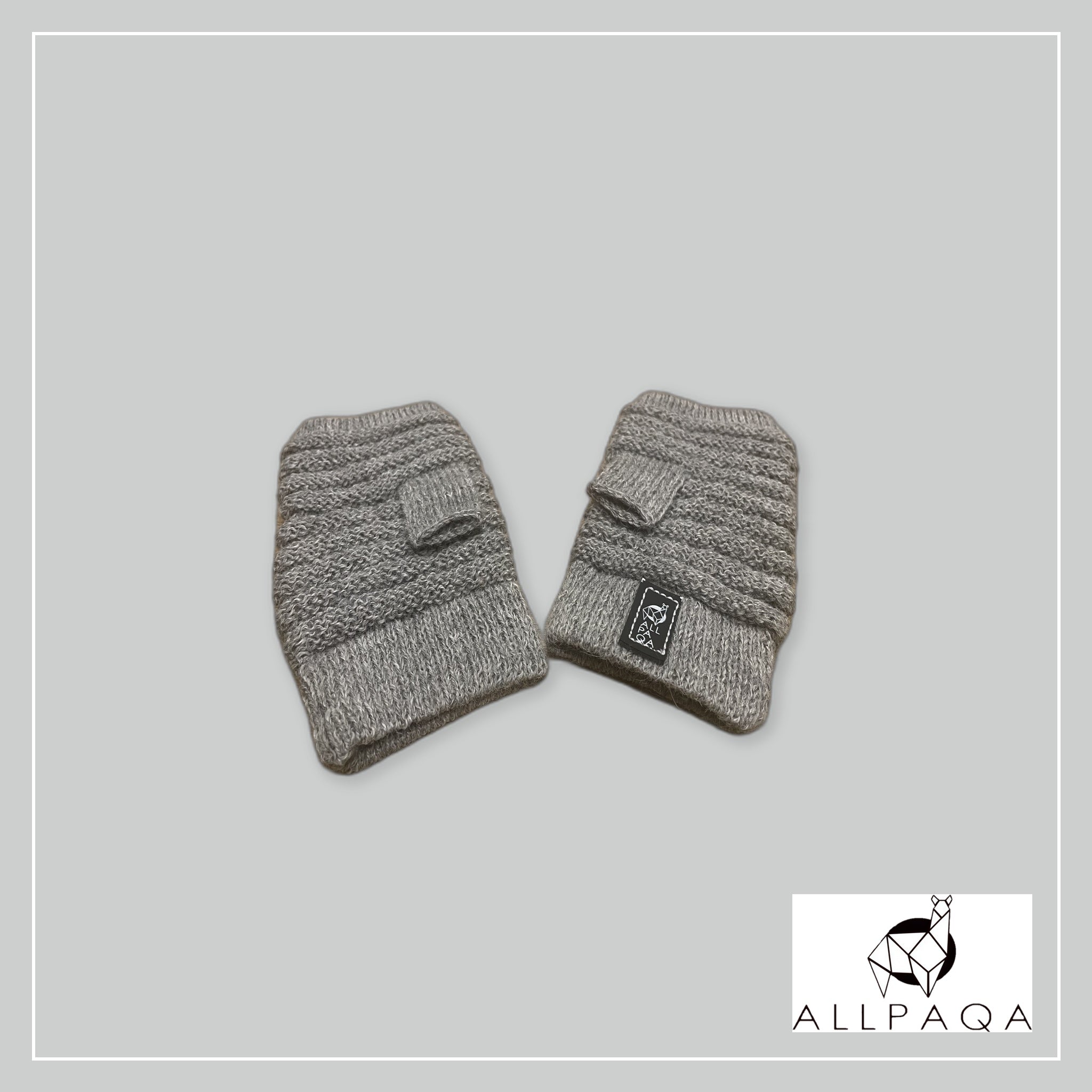 Fingerless glove (thicker) - Gray