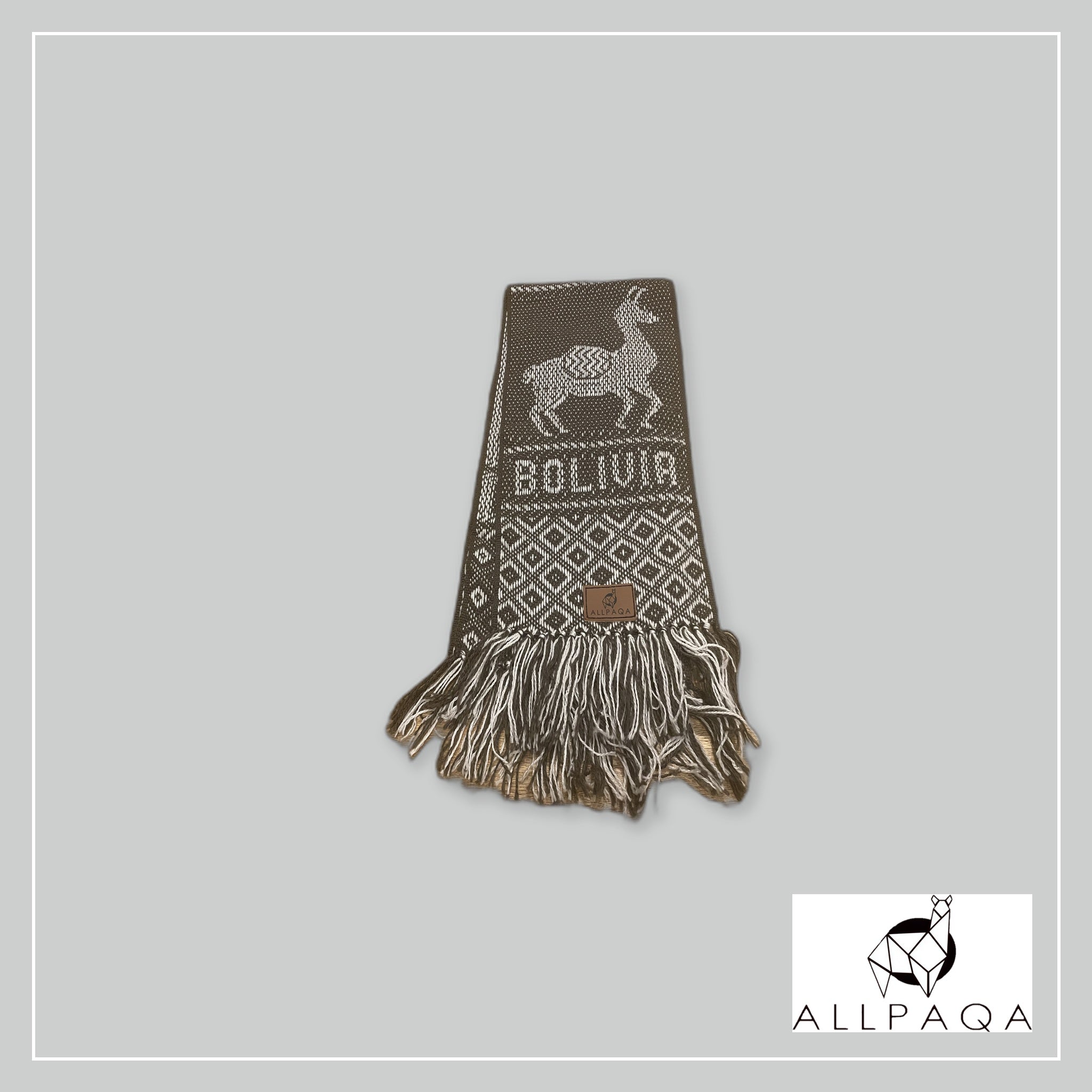 Bolivian scarf - Brown