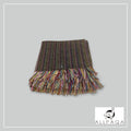 Striped shawl - Black with multicolour